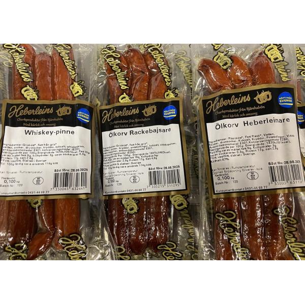 Heberleins Ölkorv MIXLÅDA  3-pack