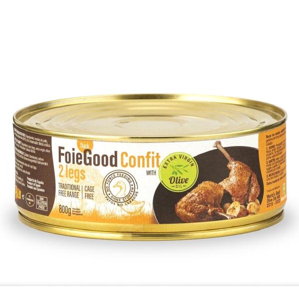 Confit de canard Foiegood ej tvångsm 2 port