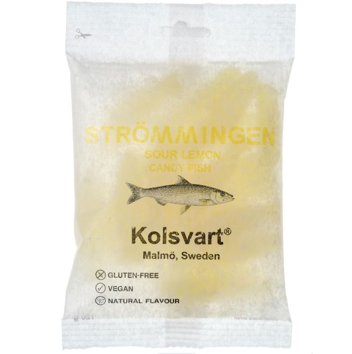 Kolsvart Strömmingen sur citron